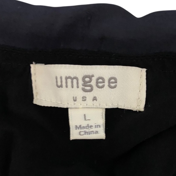 Umgee USA Black Embroidered Tassel Tie Kimono Boho Dress Tunic Beach Size Large - Picture 4 of 12